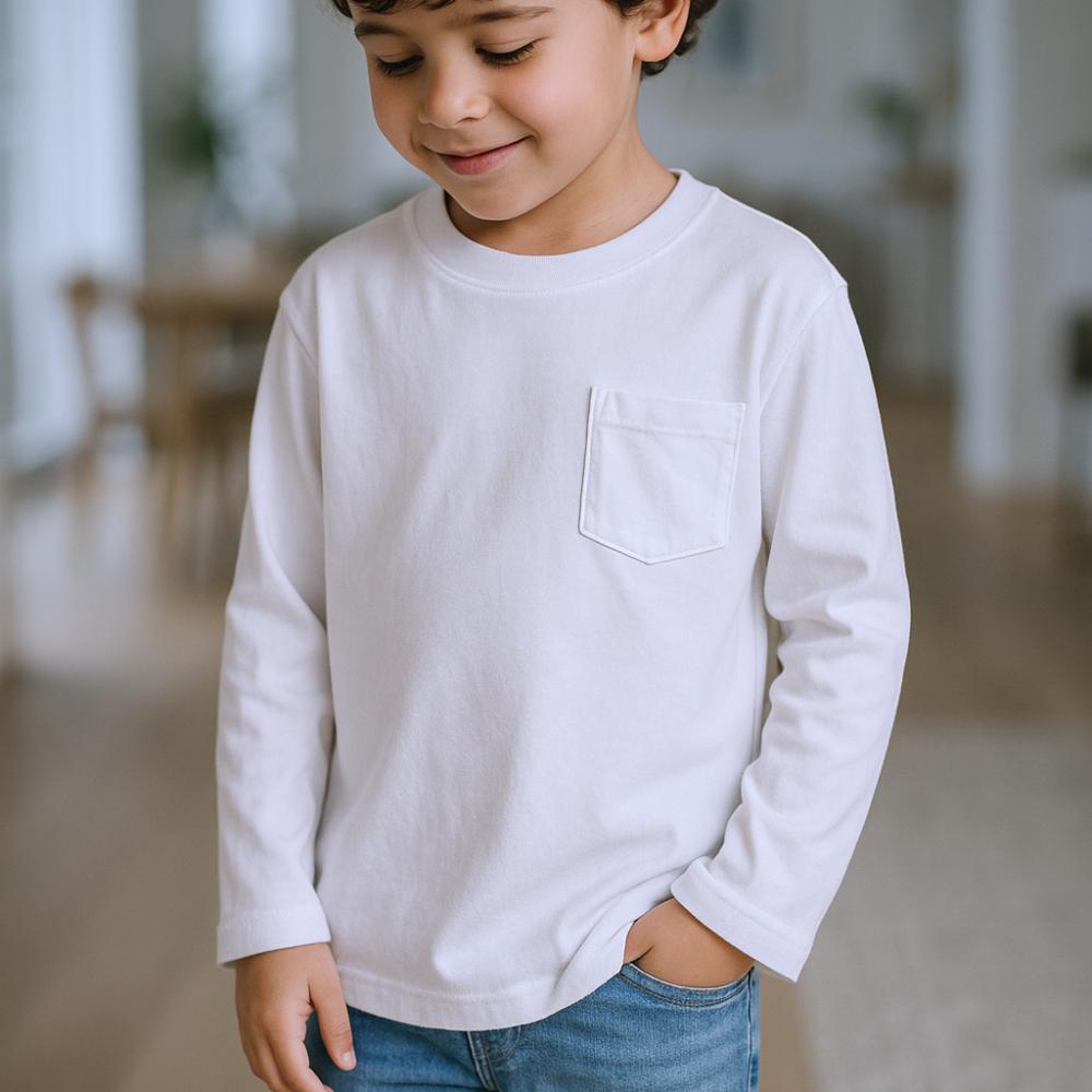 Polos Manga Larga Niños | Ropa para niños (100% algodón) - Le Petit Company, image size:1000x1000