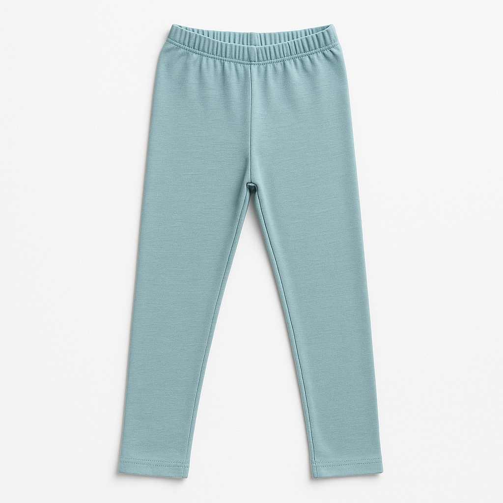 Legging Niña Basic Menta Dusty - Algodón