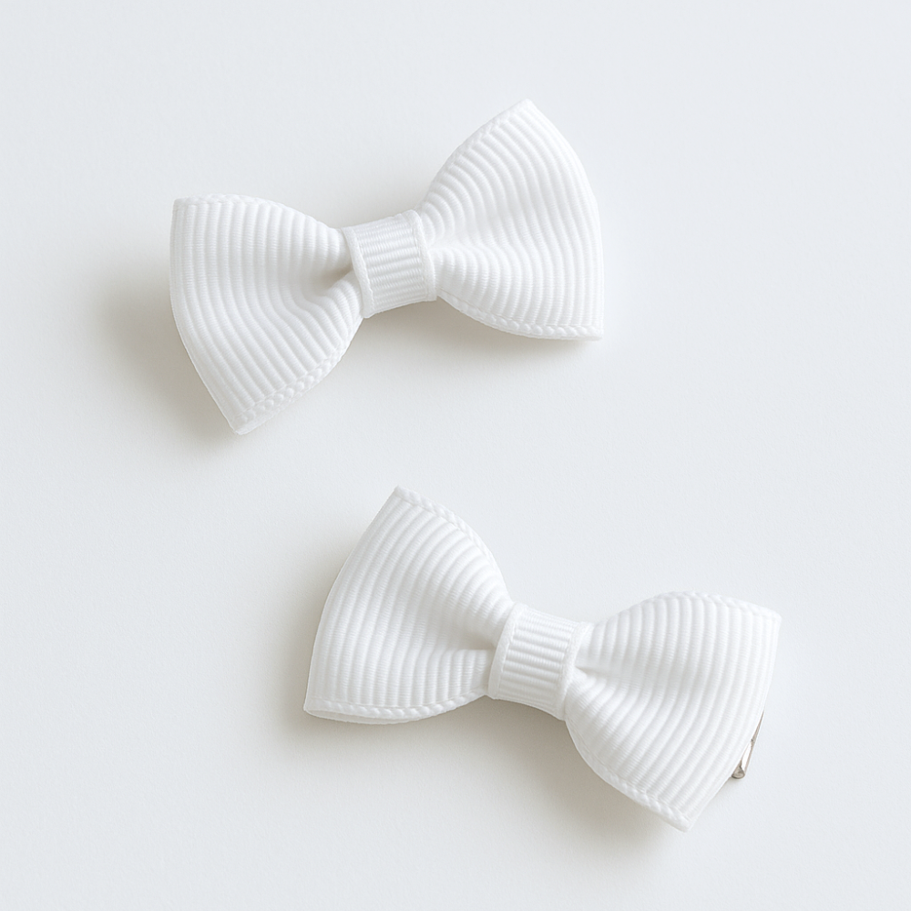 Mini Ganchos Cabello Niña White (2 unidades)