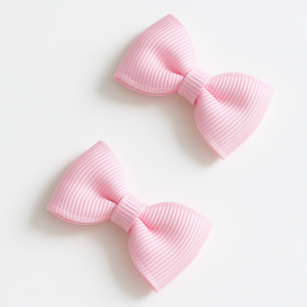 Mini Ganchos Cabello Niña Rosa (2 unidades)