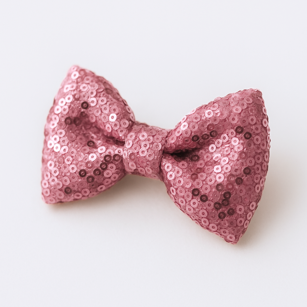 Gancho Lazo Niña Cabello Lentejuelas - Rosa