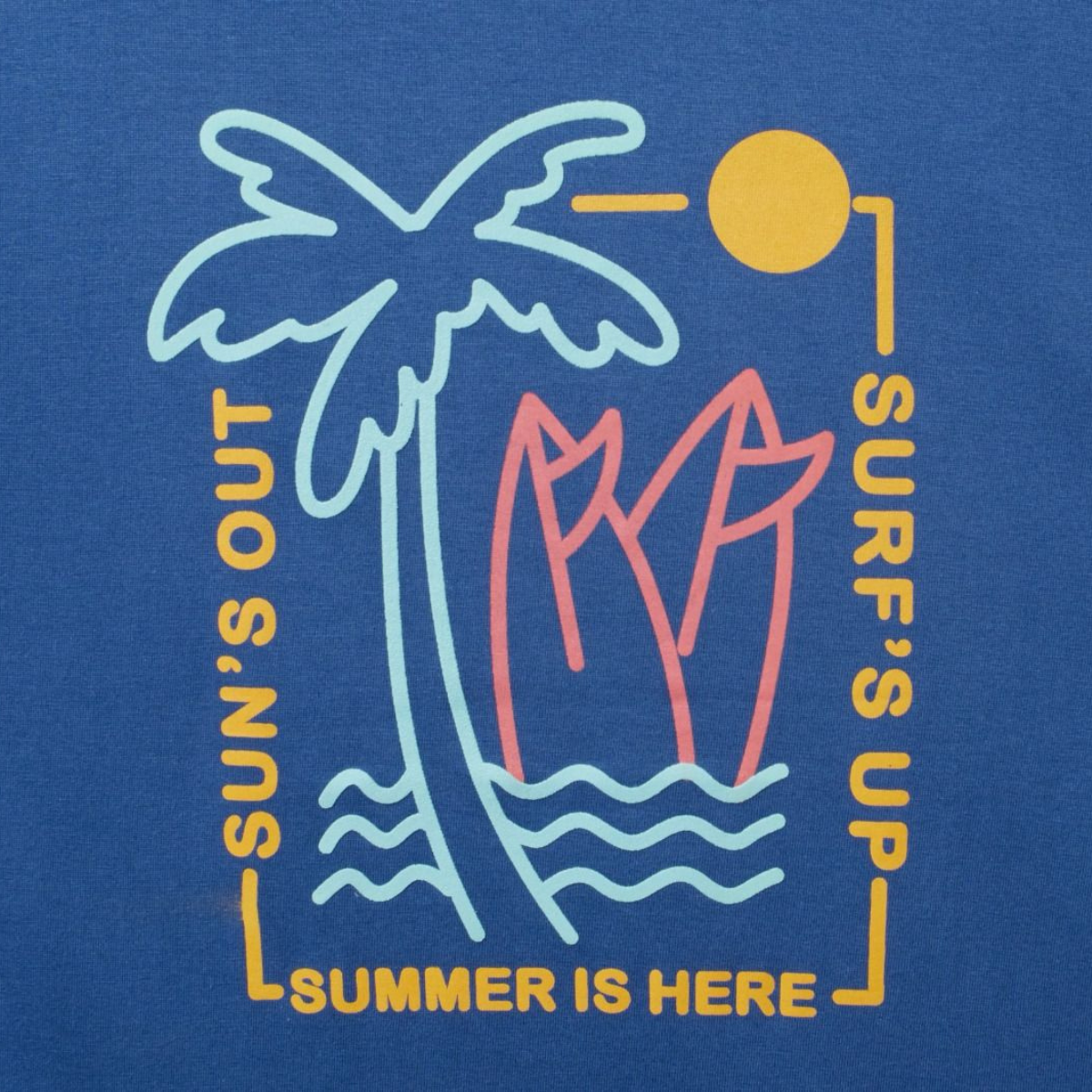 Polo Niño Surf´Up - Azul (100% algodón)