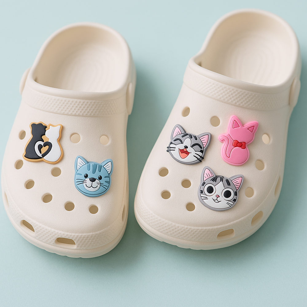 Accesorios para Crocs Pack Gatos #1