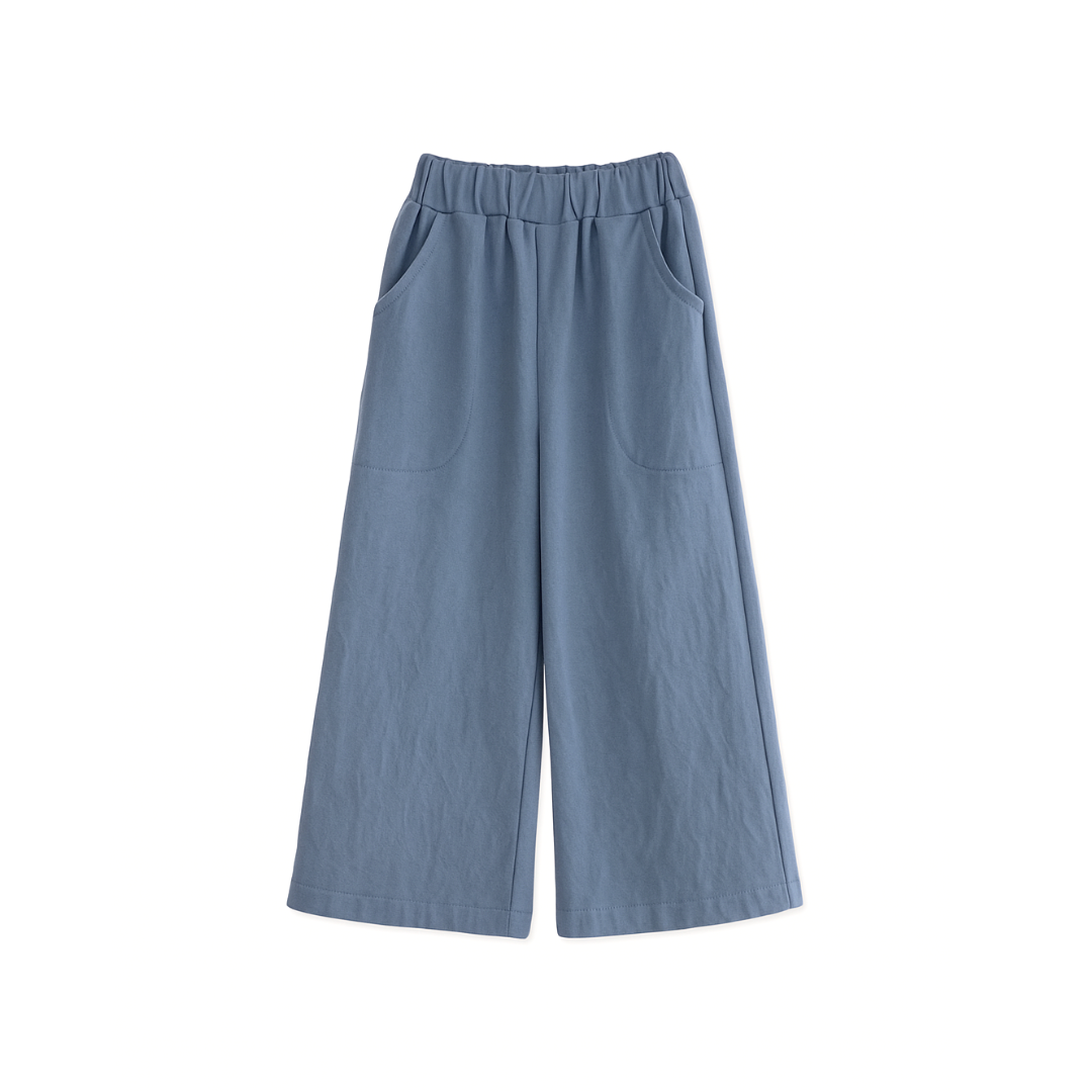 Palazo Pantalón Flare Niña - Cobalto
