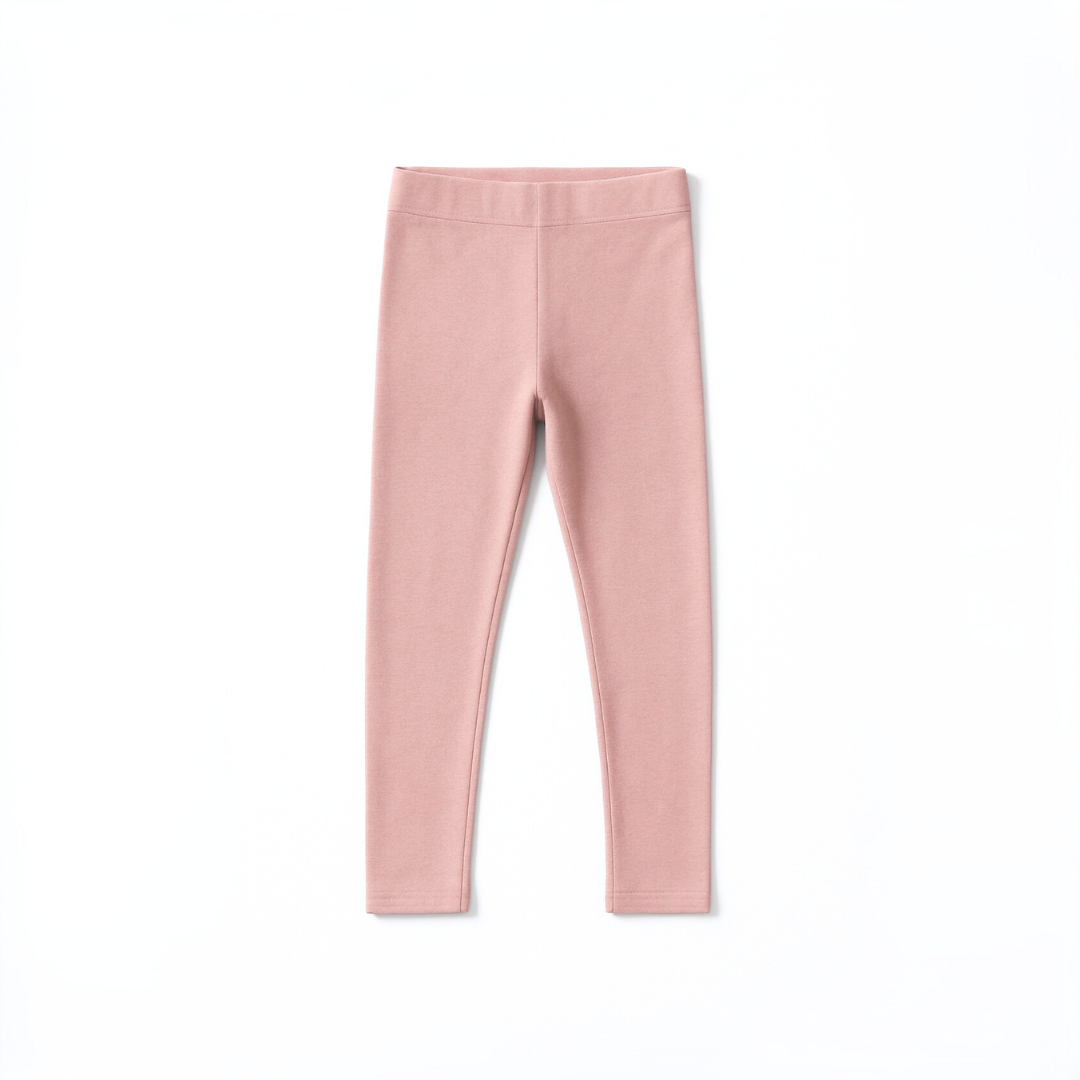 Legging Niña Basic Palo Rosa - Algodón