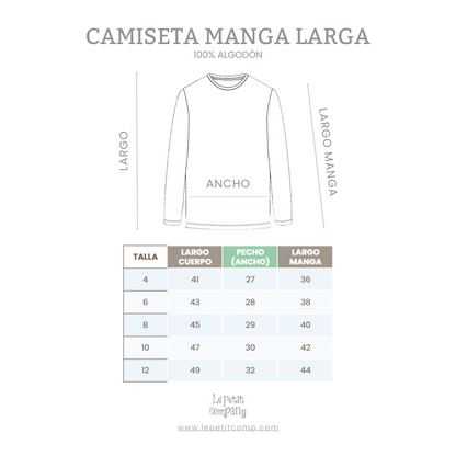 Pack x 2 Camiseta Polo Manga Larga Niño Niña (100% Algodón)