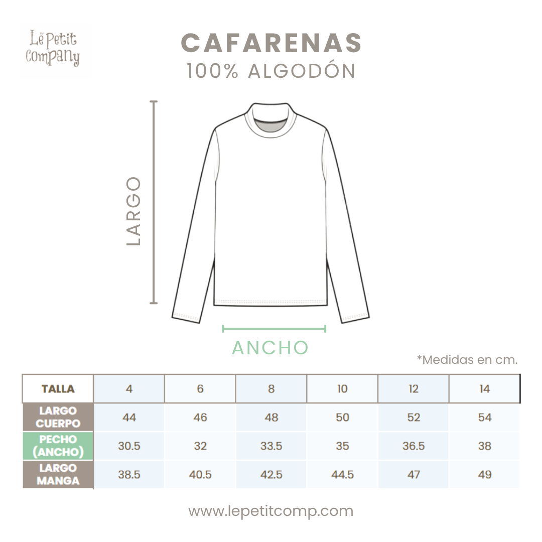 Medidas Cafarenas Niño Niña Algodón - Le Petit Company