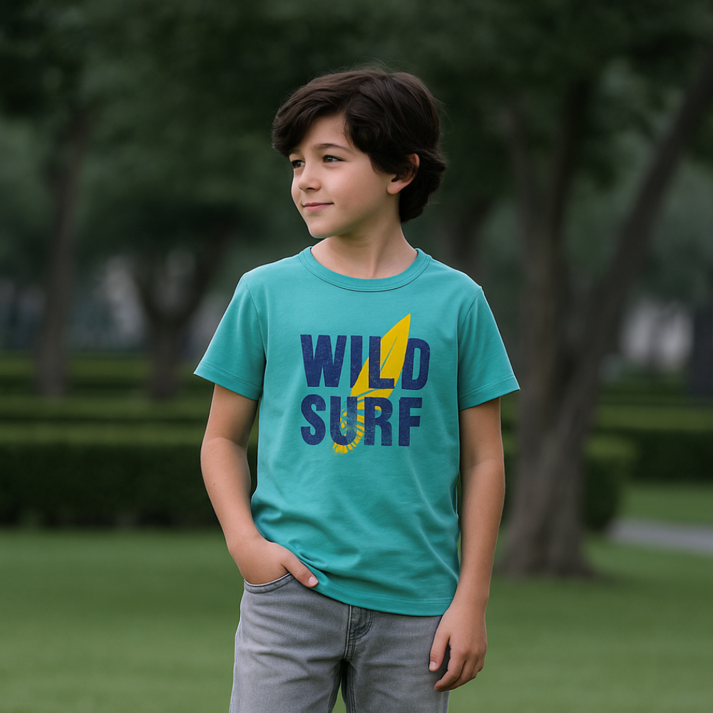 Polo Niño Algodon Wild Surf - Le Petit Company