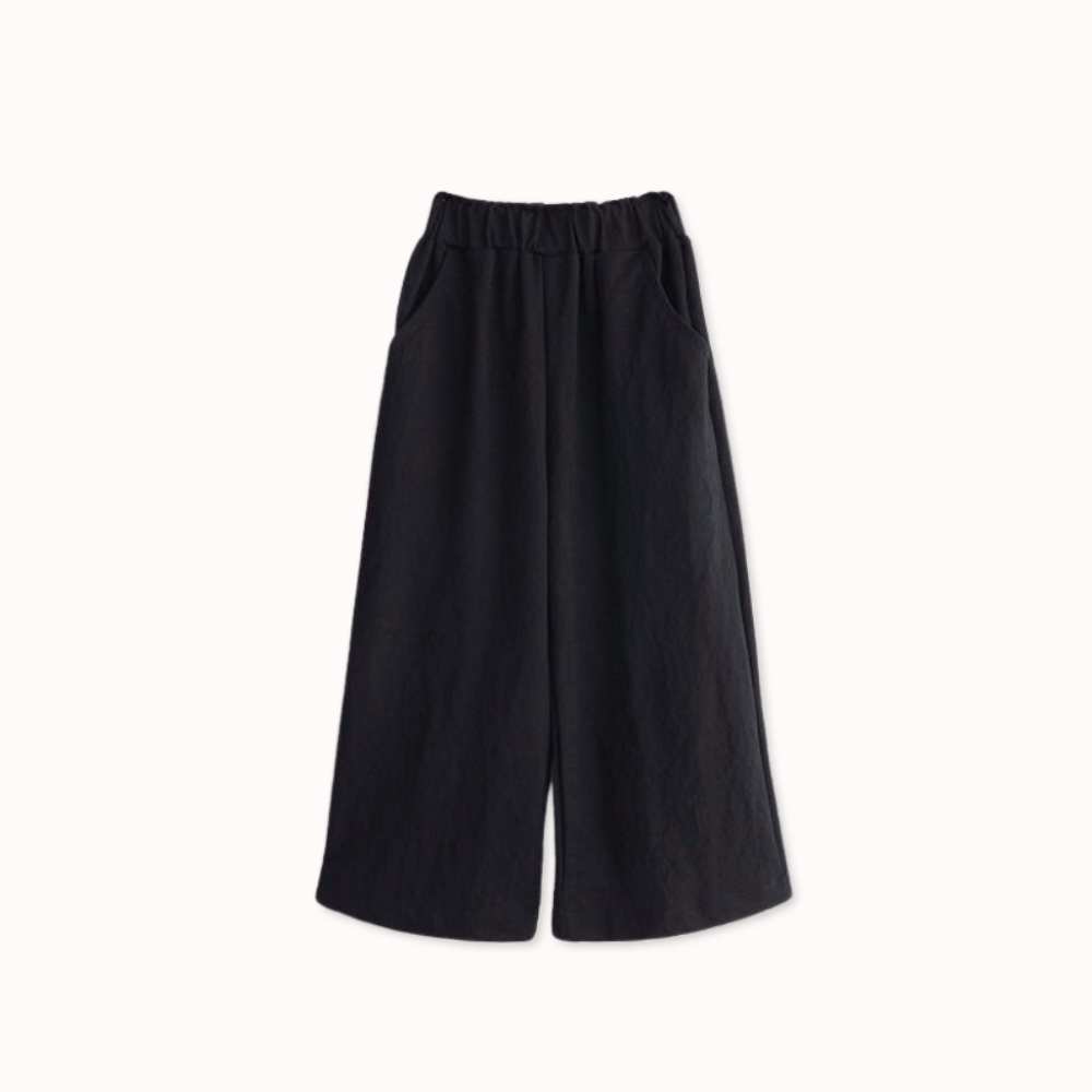 Palazo Pantalón Flare Niña - Negro