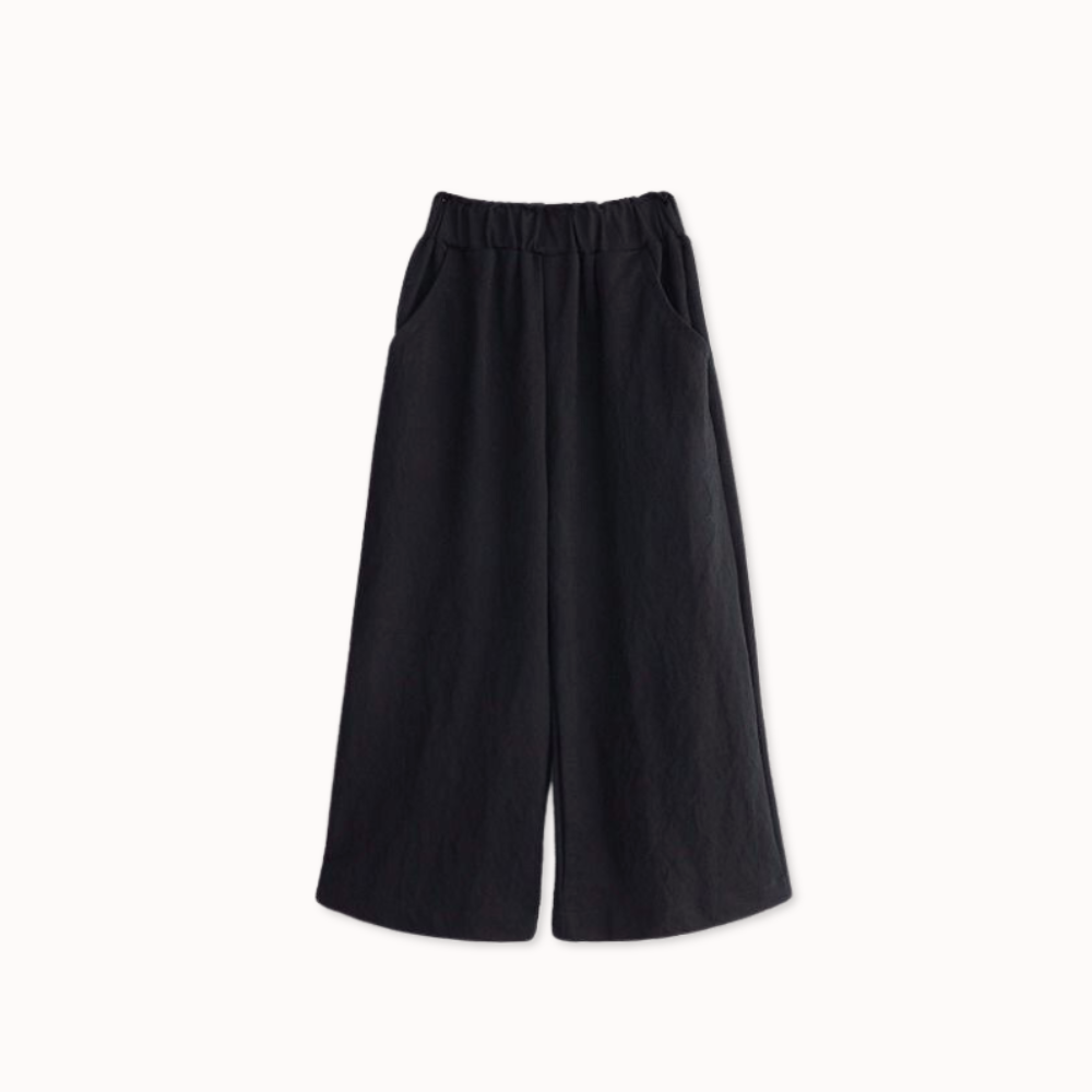 Palazo Pantalón Flare Niña - Negro - Le Petit Company