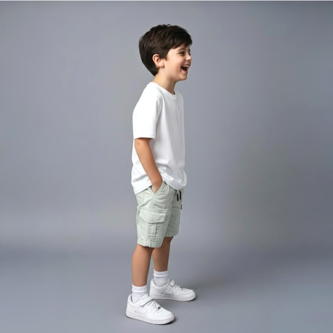 Short Niño Cargo - Verde