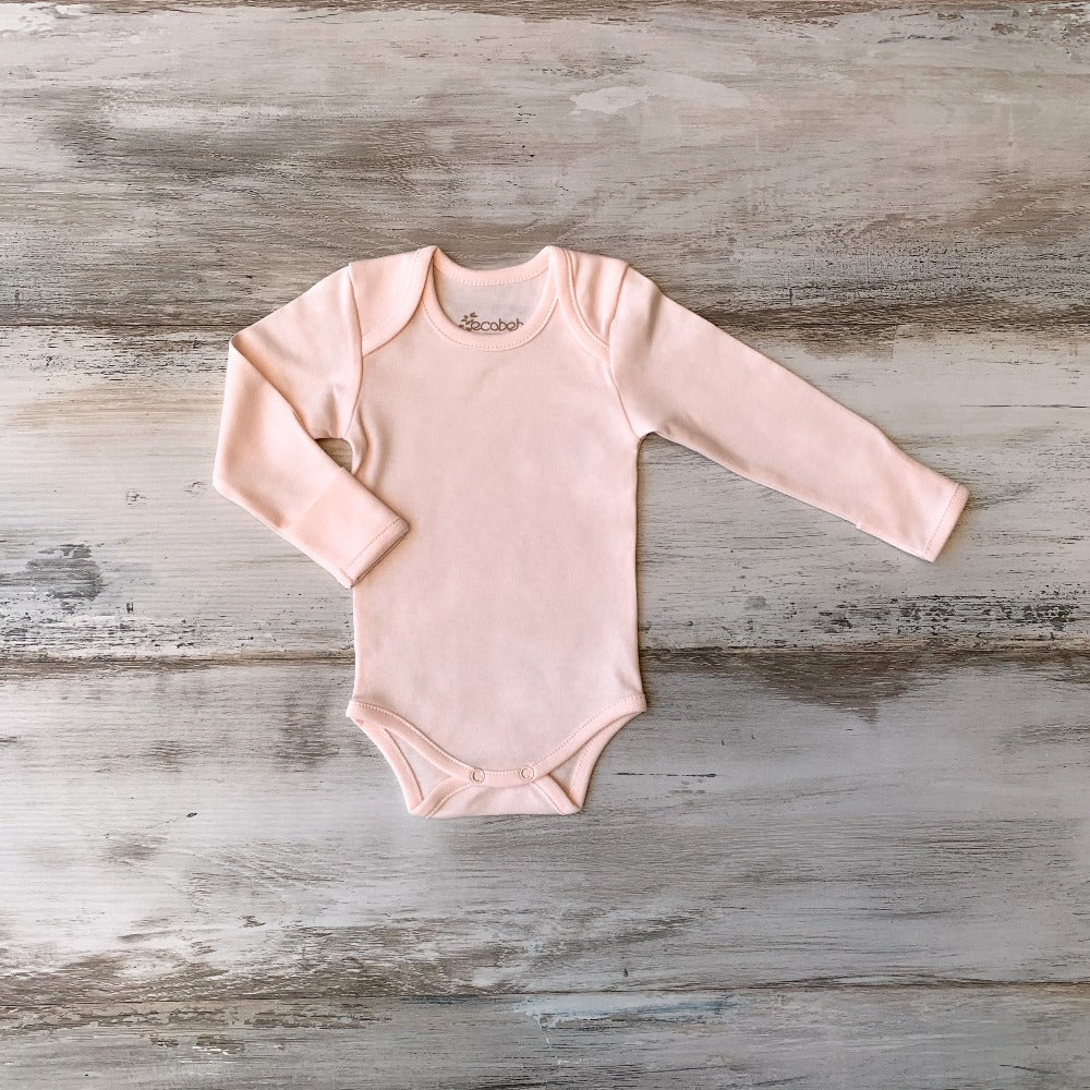 Body Manga Larga - Rosado (100% Algodón Orgánico) - Le Petit Company