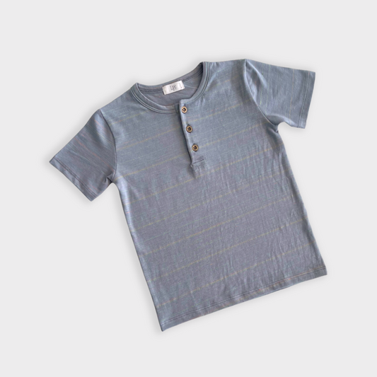 Polo Niño T-Shirt Ecru (Gris) - Le Petit Company