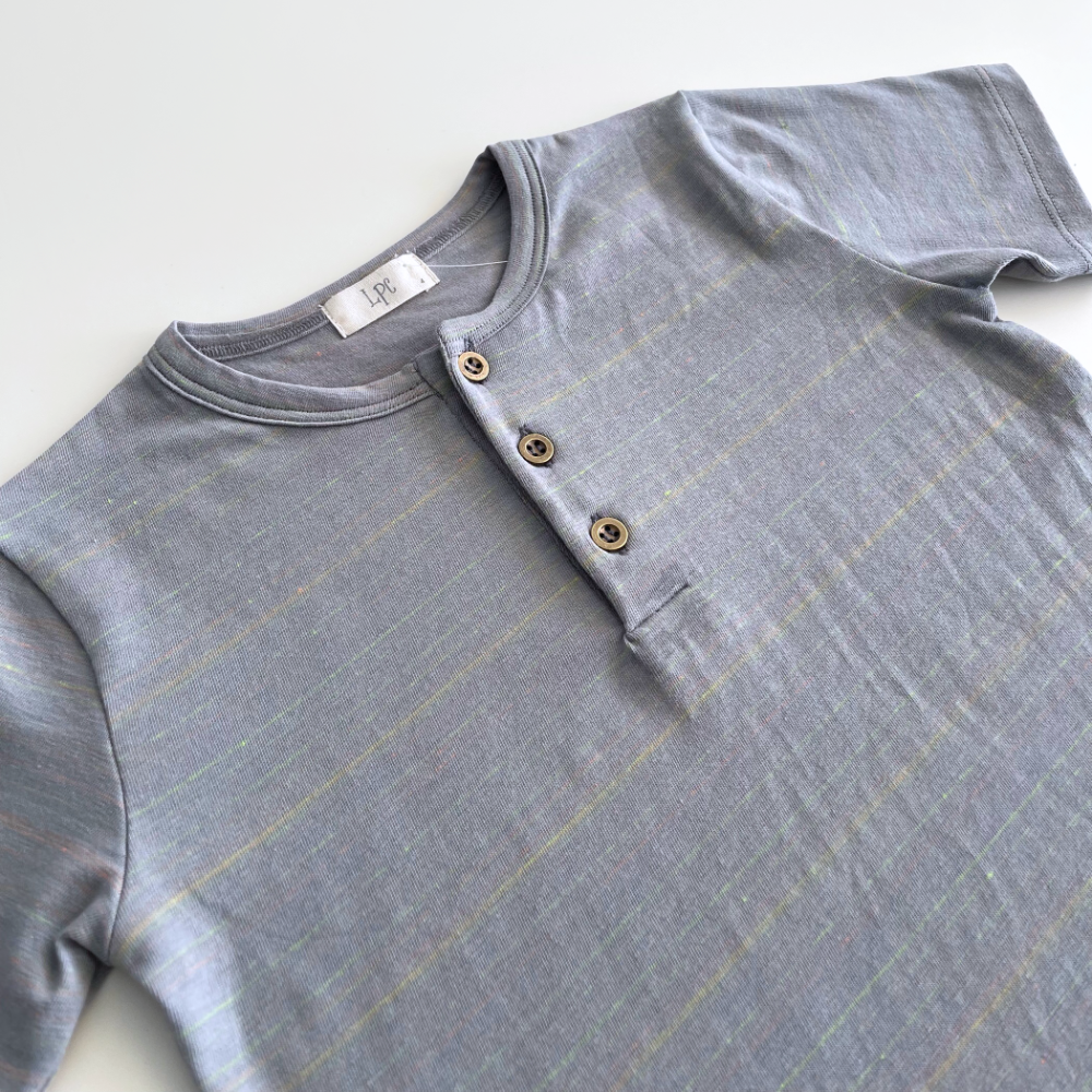 Polo Niño T-Shirt Ecru (Gris) - Le Petit Company