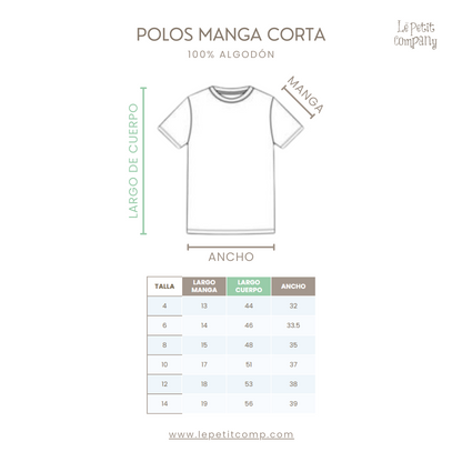 Polo Niño T-Shirt California (100% algodón) - Le Petit Company