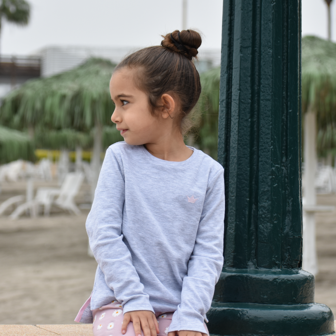 Polo niña manga larga sale