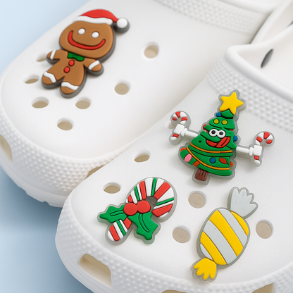 Accesorios para Crocs Pack Gingerbread Glow (4 pines)
