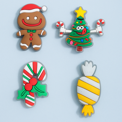 Accesorios para Crocs Pack Gingerbread Glow (4 pines)