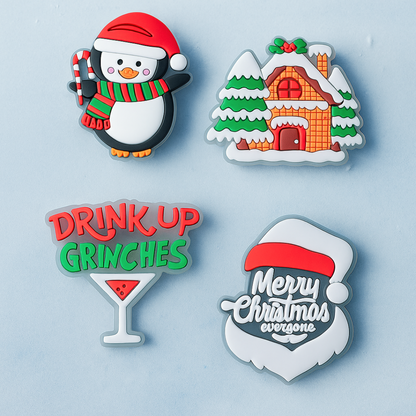 Accesorios para Crocs Pack Holiday Cheers Glow (4 pines)