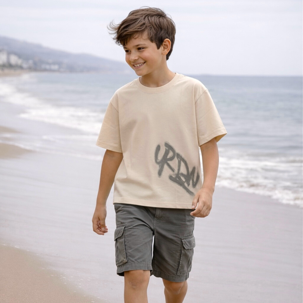 Polo Niño Boxy Urbn Arena – 100% Algodón