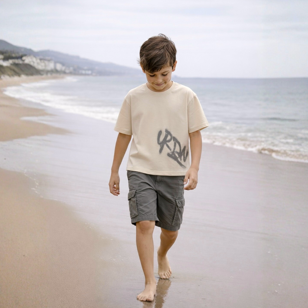 Polo Niño Boxy Urbn Arena – 100% Algodón