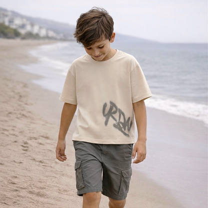 Polo Niño Boxy Urbn Arena – 100% Algodón