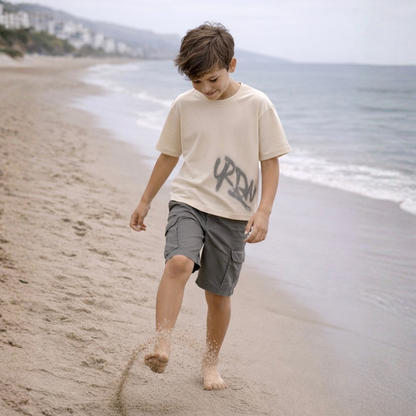 Polo Niño Boxy Urbn Arena – 100% Algodón