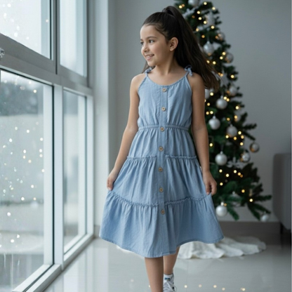 Vestido Celeste Niña