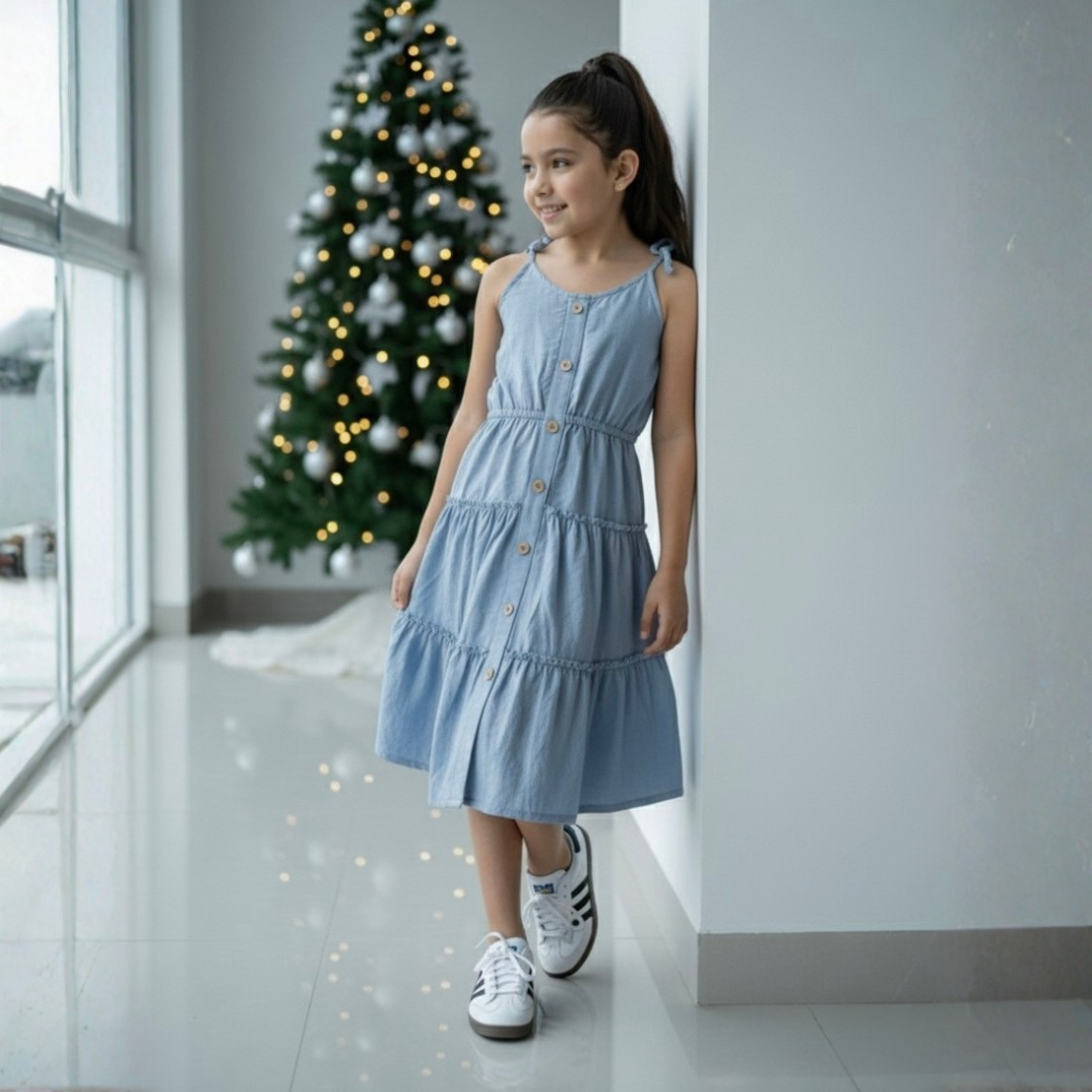 Vestido Celeste Niña