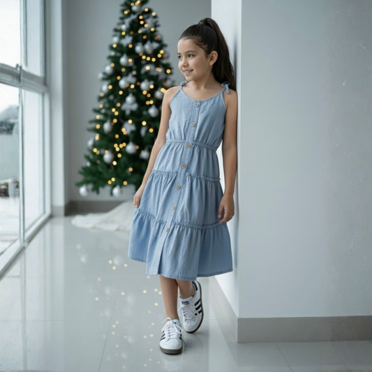 Vestido Celeste Niña