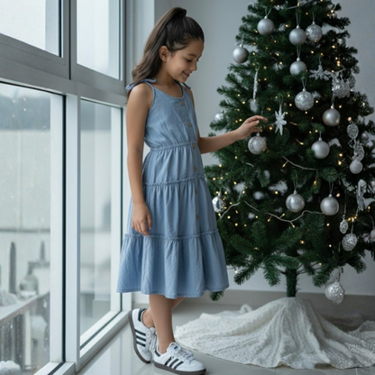 Vestido Celeste Niña