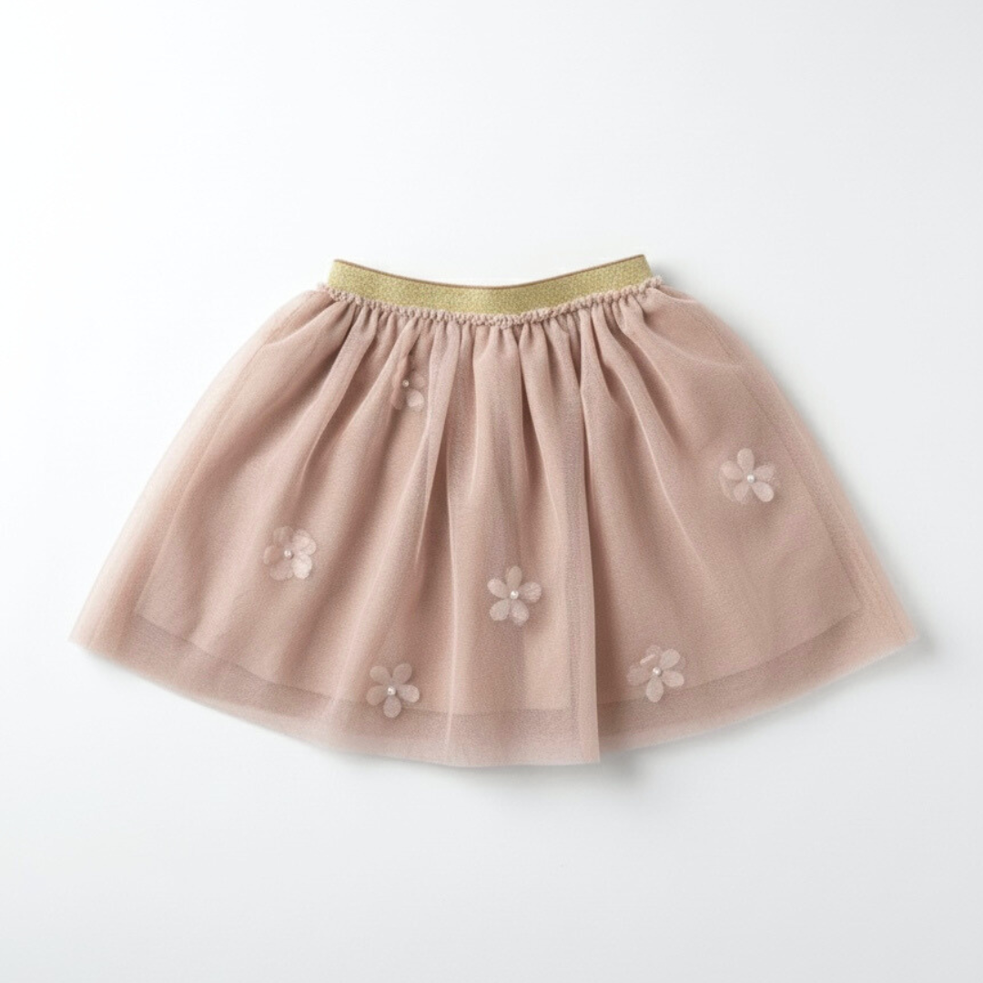 Falda Tutú Champagne Niña (Interior Algodón)