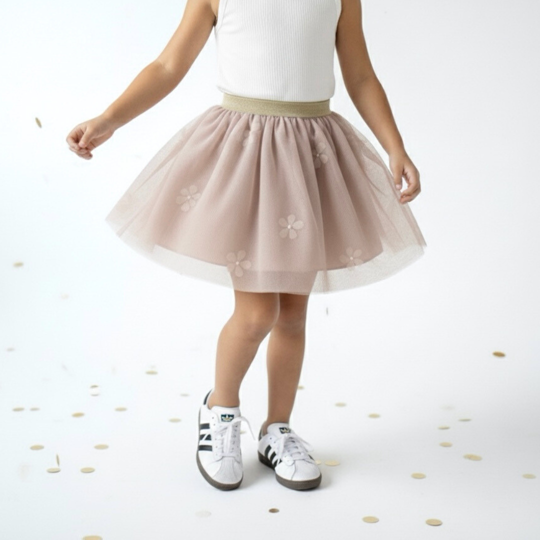 Falda Tutú Champagne Niña (Interior Algodón)