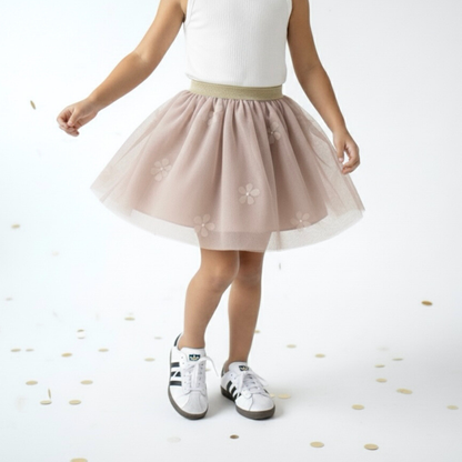 Falda Tutú Champagne Niña (Interior Algodón)