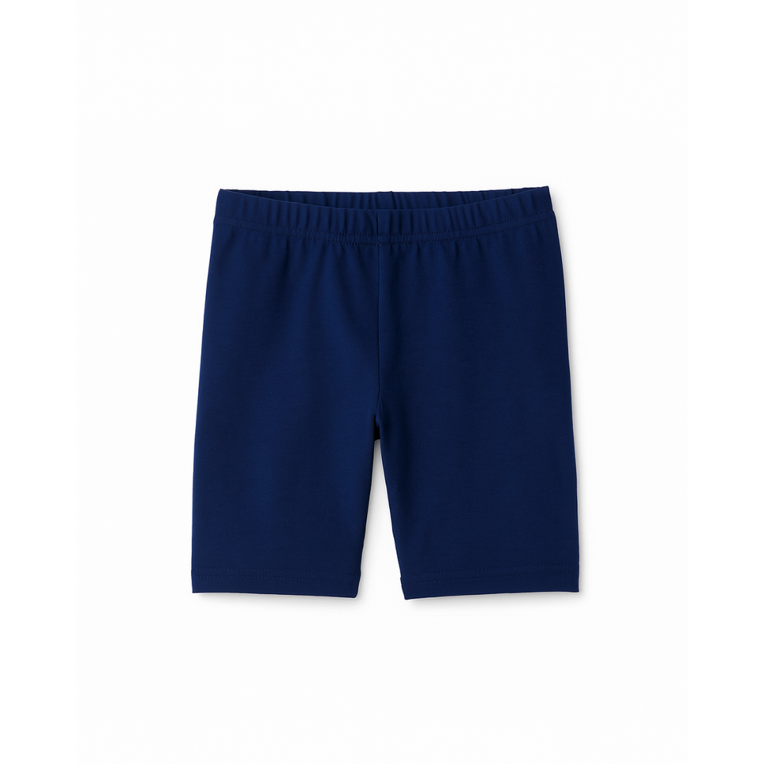 Biker Short Niña Azul Algodon - Le Petit Company
