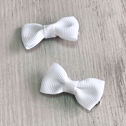 Mini Ganchos Cabello Niña White (2 unidades) - Le Petit Company