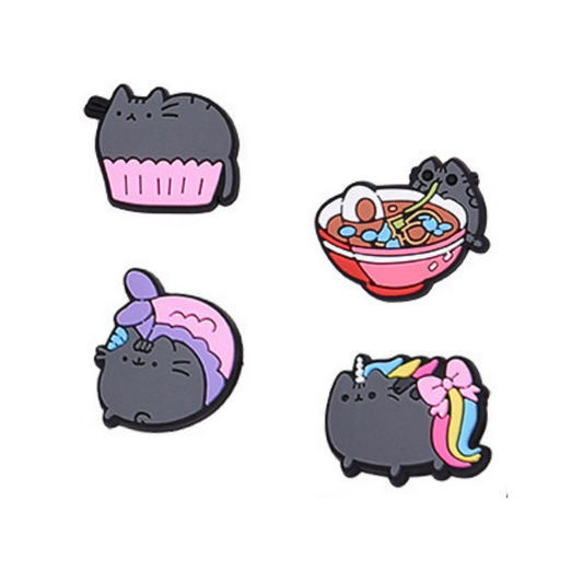 Accesorios para Crocs Pack Pusheen #3 (4 pines)