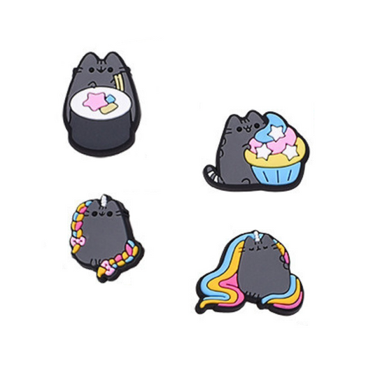 Accesorios para Crocs Pack Pusheen #2 (4 pines)