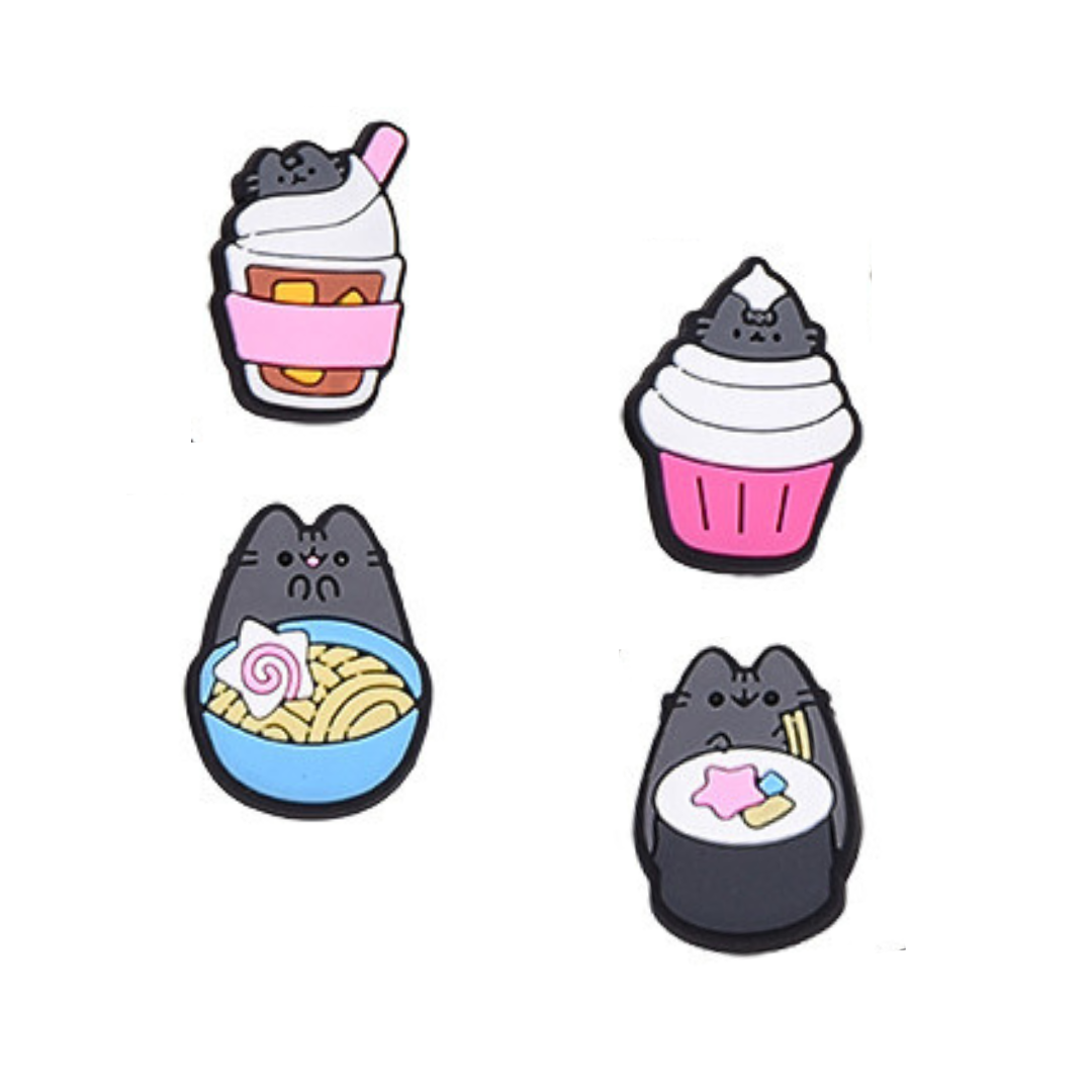 Accesorios para Crocs Pack Pusheen (4 pines)