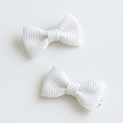 Mini Ganchos Cabello Niña White (2 unidades)