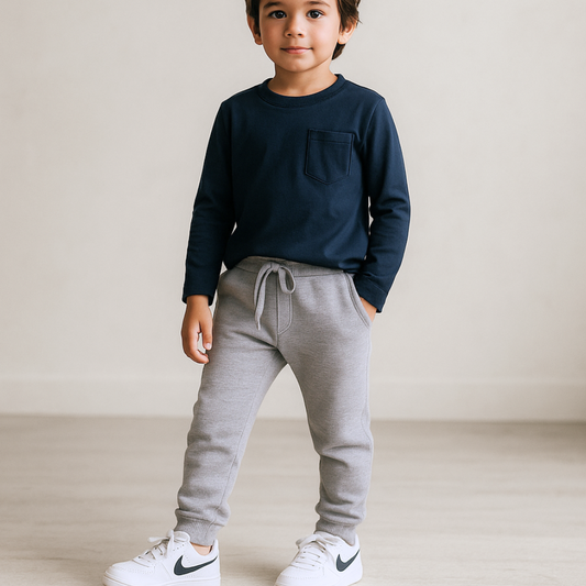 Jogger Gris 2 - Le Petit Company | Ropa para Niños y Niñas