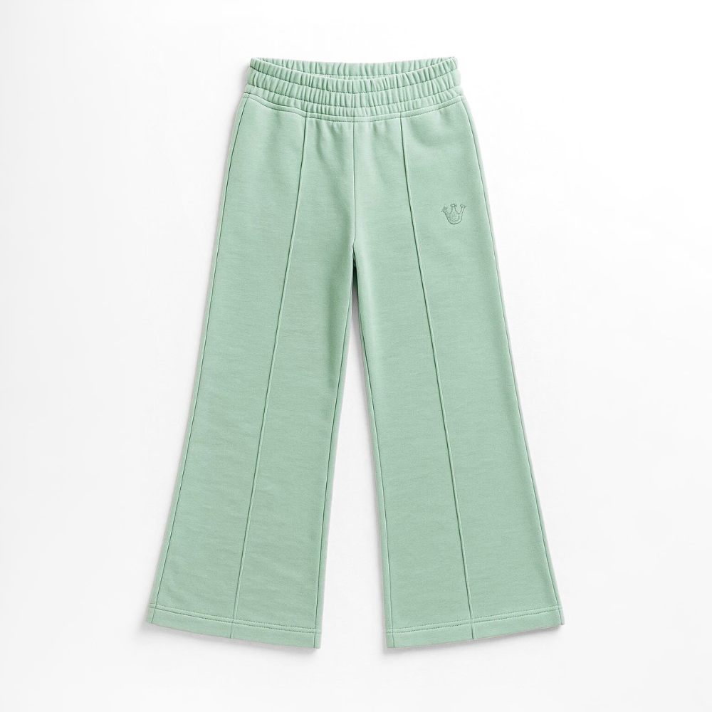Pantalón Jogger Wide Leg Niña – Menta