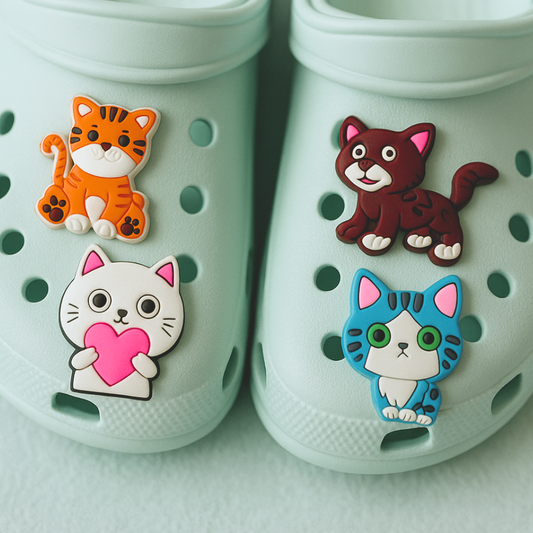 Accesorios para Crocs Pack Gatos #6