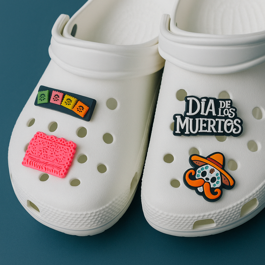 Accesorios para Crocs Pack Día de los Muertos Classic (4 pines)