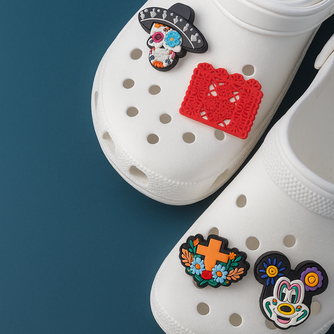 Accesorios para Crocs Pack Día de los Muertos Folk (4 pines)
