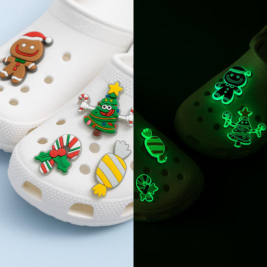 Accesorios para Crocs Pack Gingerbread Glow (4 pines)