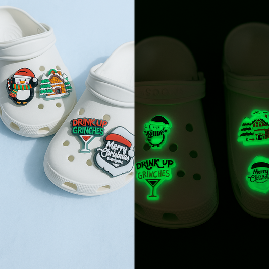 Accesorios para Crocs Pack Holiday Cheers Glow (4 pines)