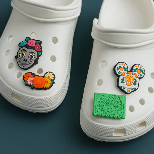 Accesorios para Crocs Pack Día de los Muertos (4 pines)