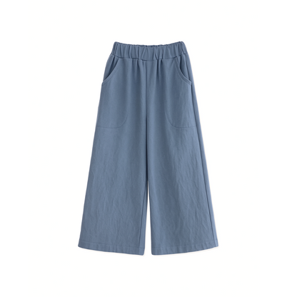 Palazo Pantalón Flare Niña - Cobalto