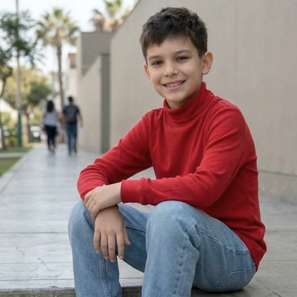 Cafarena Niña Niño - 100% Algodón (Rojo)